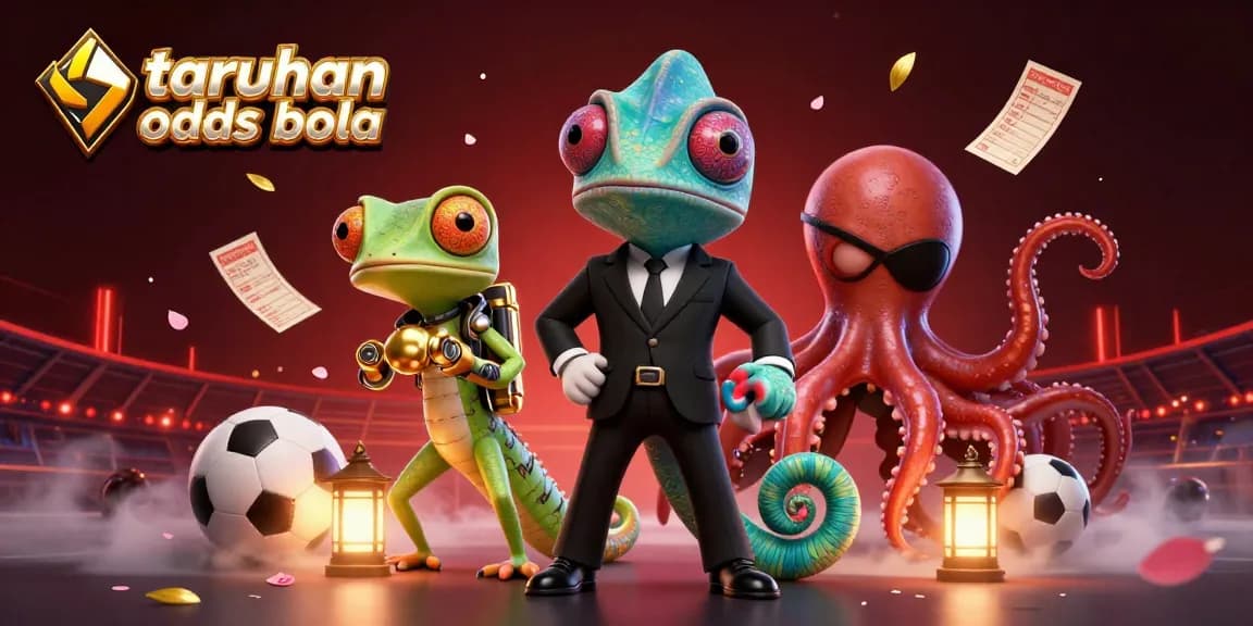 Experience taruhan odds bola action with colorful sports betting scene featuring dynamic characters and vibrant elements.