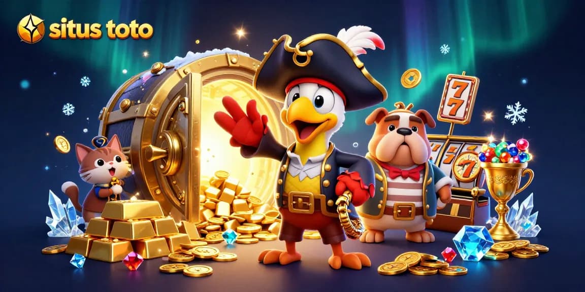 Engage with situs toto in exciting slots and jackpot adventures featuring vibrant colorful scenes.