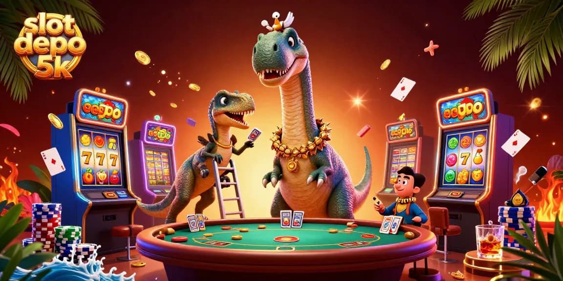 Experience thrilling wins at slot depo 5k with vibrant slot reels and dynamic gaming action.