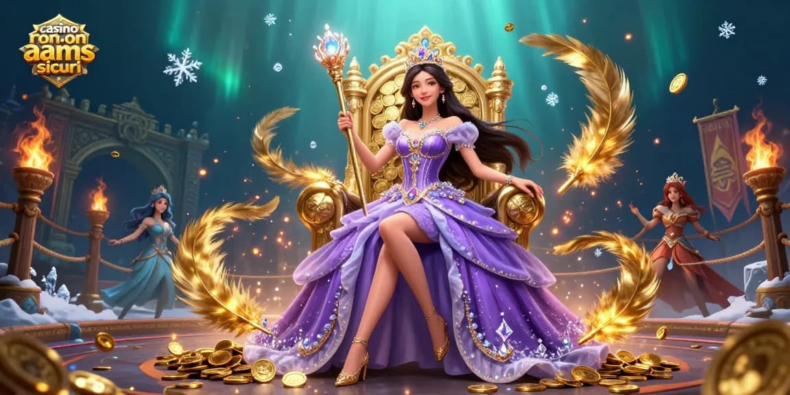 Vivi emozionanti esperienze di gioco nei casino non AAMS sicuri con elementi vibranti e un'atmosfera coinvolgente.