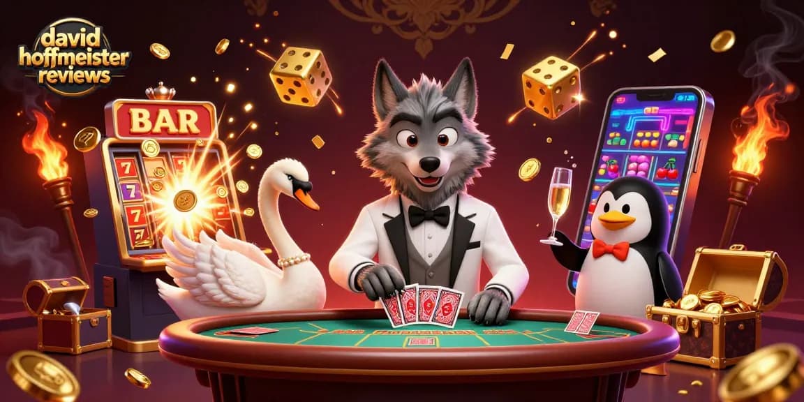Experience the thrill of casino gaming with david hoffmeister reviews in this 3D illustration filled with excitement.
