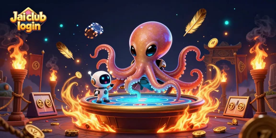 Engage with Jai club login to win at interactive gaming experiences illustrated by alien characters.