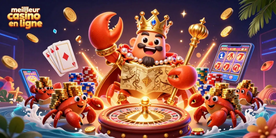 Des jeux captivants attendent au meilleur casino en ligne : crabes, jetons d'or et 3D.