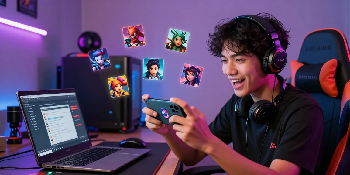 bd188: Aktibong Pilipinong gamer na naglalaro ng mga pinakabagong mobile games sa smartphone.