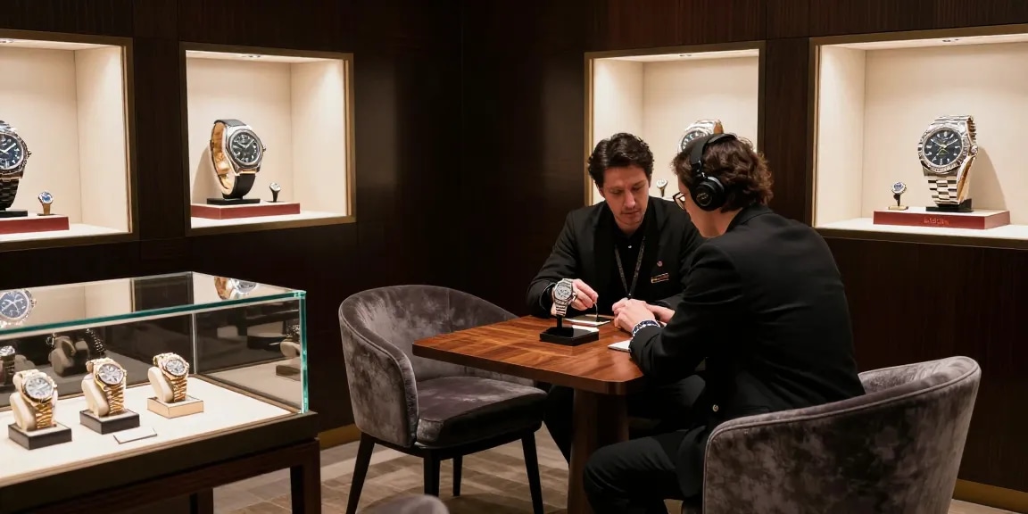 Explore exceptional rolex super clone watches in a luxury showroom setting, showcasing expert craftsmanship and elegant designs.