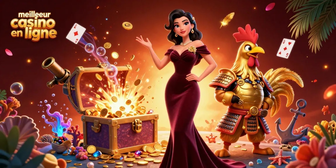 Découvrez l'excitation du meilleur casino en ligne avec des personnages glamour et des éléments de jeu riches!