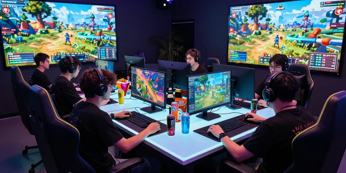 Immersive gaming scene showcasing pakde4d platform with diverse players engaged in vibrant game action.