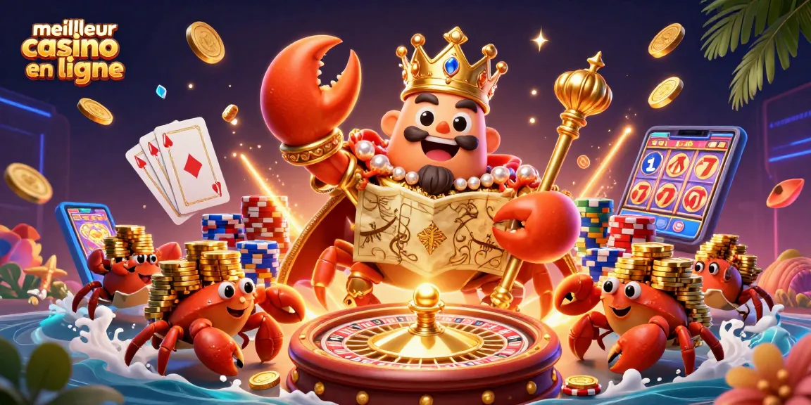 Des jeux captivants attendent au meilleur casino en ligne : crabes, jetons d'or et 3D.