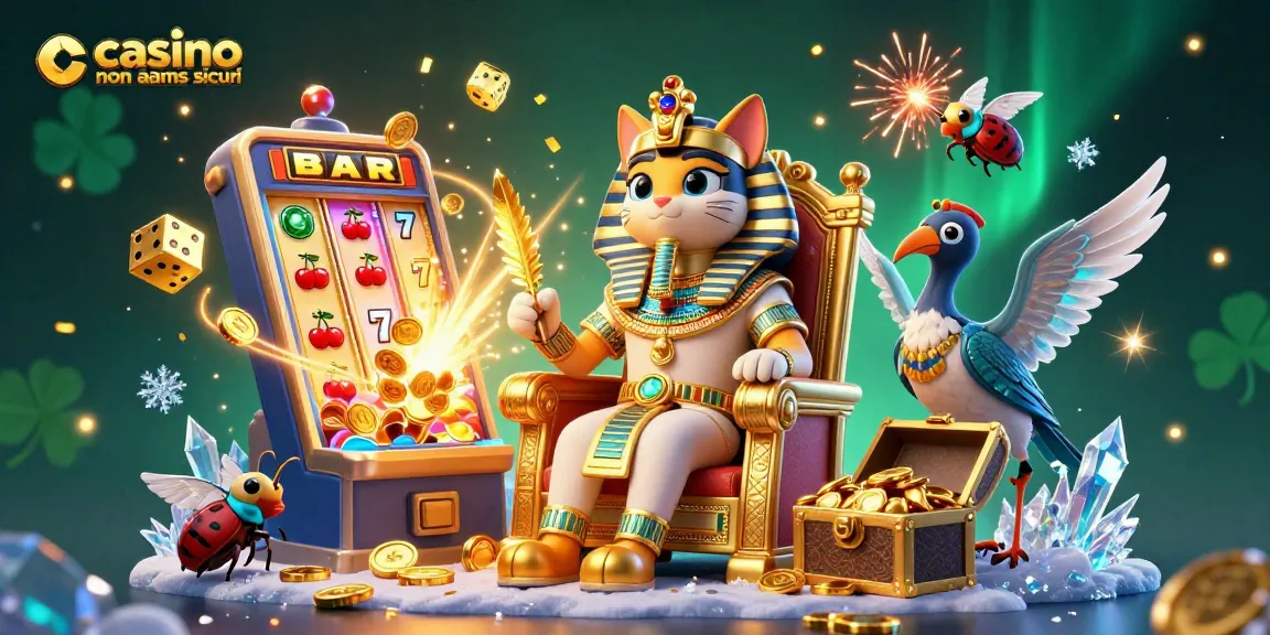 Partecipa a emozionanti giochi nei casino non AAMS sicuri, con slot machine vivaci e personaggi affascinanti.