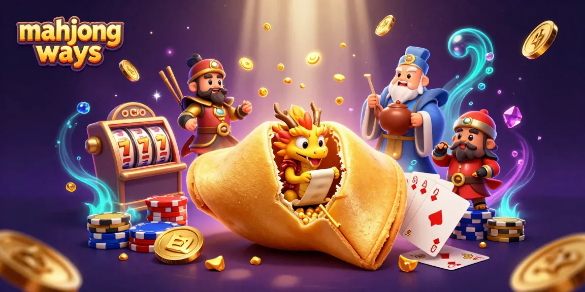 Play exciting mahjong ways with dazzling golden coins and dynamic game elements in this rich illustration.