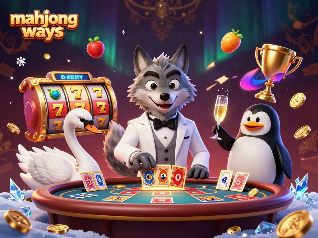 Experience mahjong ways with thrilling slots and casino elements in dynamic 3D art.